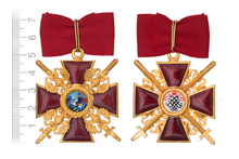 Знак ордена святого Александра Невского с мечами, копия