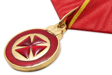 Медаль ордена Святой Анны "За храбрость", копия