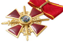 Крест ордена Святой Анны II степени с мечами, копия