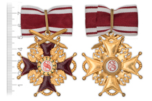 Орден святого Станислава II степени с верхними мечами, копия