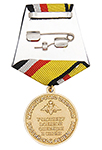Медаль МО РФ «Участнику военной операции в Сирии» с бланком удостоверения (образец 2015 г.)