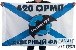 Флаг спецназа ГРУ 420 ОМРП Северный флот