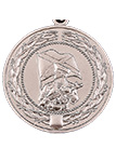 Медаль «За службу в морской пехоте» с бланком удостоверения
