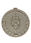 Медаль «За отличие в военной службе ФСБ» II степени с бланком удостоверения
