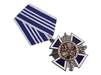 Наградной крест «За заслуги перед казачеством» 3 степени с бланком удостоверения