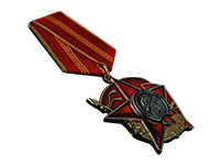 Орден на колодке «100 лет Красной Армии» с бланком удостоверения