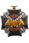 Юбилейный орден «к 100-летию Военной разведки (на колодке)» с бланком удостоверения
