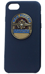 Чехол на IPhone темно-синий для сотрудника Полиции