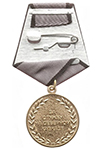 Медаль «За службу на Северном Кавказе» с бланком удостоверения