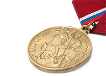 Медаль «В память 850-летия Москвы», с бланком удостоверения (муляж)