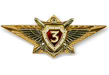 Нагрудный знак «Классный Специалист 3 класса» для ВВ МВД офицер. состава