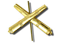 Петличная эмблема зенитно-ракетных войск ВВС