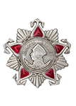 Орден Нахимова (II степень, на закрутке) стандартный муляж