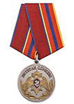 Медаль "Ветеран службы" Росгвардии  с бланком удостоверения