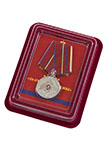 Футляр бордовый с покрытием из бархатистого флока под медаль Росгвардии "За отличие в службе" 1 степени, шт.