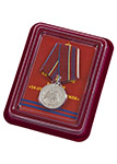 Футляр бордовый с покрытием из бархатистого флока под медаль Росгвардии "За отличие в службе" 2 степени, шт.