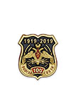 Знак на лацкан «100 лет войскам связи России»