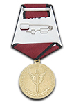 Медаль «25 лет СОБР Отдела Росгвардии по Еврейской АО» с бланком удостоверения
