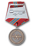 Медаль «За участие в военной операции в Сирии» с бланком удостоверения