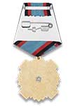 Знак «315 лет морской пехоте России» на пятиугольной колодке с бланком удостоверения