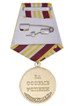 Медаль «За особые успехи в кадетском образовании» с бланком удостоверения