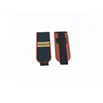 Погоны МЧС для младшего сержанта, пришивной галун, пластиковая основа (куртка, китель)