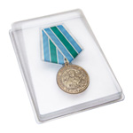 Футляр пластиковый под медаль «За оборону Советского Заполярья», сувенирный муляж, шт.