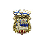 Фрачный знак «115 лет подводному флоту» (винт)