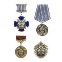 Комплект знаков «100 лет ВВС России», 4 шт.