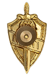 Нагрудный знак «ГИБДД» (щит и меч)