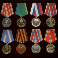 Коллекция медалей МЧС России 8 шт.