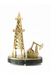 Кабинетная скульптура «Нефтяная вышка»