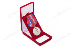 Футляр велюровый под медаль «За службу в минно-торпедных подразделениях ВМФ России» (105*55), красный, шт.
