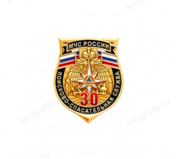 Знак «30 лет поисково-спасательной службе МЧС России»