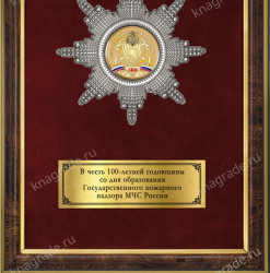 Панно наградное «100 лет ГПН МЧС России»